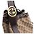 Gucci Grande borsa hobo in jacquard con logo GG Marrone - vista 6