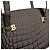 Bally Borsa a Spalla Wani in Alligatore Nero Lucido - vista 6