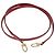 Alma Louis Vuitton Pendente Vernis Borgogna con Cinturino Dorato Rosso