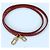 Alma Louis Vuitton Pendente Vernis Borgogna con Cinturino Dorato Rosso - vista 5
