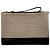 Chloé Bolso clutch de lino y cuero SENSE con logo - Negro - Ansicht 13