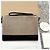 Chloé Bolso clutch de lino y cuero SENSE con logo - Negro - Ansicht 15