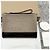 Chloé Bolso clutch de lino y cuero SENSE con logo - Negro - Ansicht 2