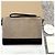 Chloé Bolso clutch de lino y cuero SENSE con logo - Negro - Ansicht 3