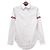 Thom Browne Camicia Oxford a righe con fascia a tre righe per donne Rosa chiaro - vista 2