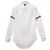 Thom Browne Camicia Oxford a righe con fascia a tre righe per donne Rosa chiaro - vista 3