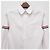 Thom Browne Camicia Oxford a righe con fascia a tre righe per donne Rosa chiaro - vista 4