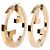 Gucci Pendientes de aro recortados Blondie: Dorado