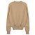 Comme Des Garcons Rundhals-Cardigan mit schwarzen Strassherzen Braun - Ansicht 4