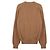 Comme Des Garcons Cardigan Marrone con Patch a Cuore Doppio Rosso - vista 4