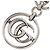 Gucci Double Keychain Silvery - view 6