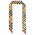 Burberry Foulard Twilly in seta a quadri Archive Beige Marrone - vista 3