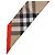Burberry Foulard Twilly in seta a quadri Archive Beige Marrone - vista 5