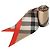 Burberry Foulard Twilly in seta a quadri Archive Beige Marrone - vista 6