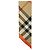 Burberry Foulard Twilly in seta a quadri Archive Beige Marrone - vista 7
