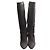 Hermès Botas Largas de Ante Gris Fieltro Negro - vista 2