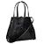 Alaïa Borsa Tote Mina Wave Lux Nera Nero - vista 10