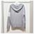 Thom Browne Felpa con cappuccio Classic Loopback con zip Marrone  - vista 3