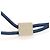Louis Vuitton Elastico per Capelli in Resina Blu Navy con Cubo Incluso in Tonalità Argento - vista 6