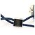Louis Vuitton Elastico per Capelli in Resina Blu Navy con Cubo Incluso in Tonalità Argento - vista 7