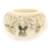 Louis Vuitton Beige Harz Monogramm Einschlussring Braun - Ansicht 3