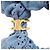 Céline Bestickte Scrunchie Messing Gold-Finish Baumwolle Hellblau - Ansicht 2