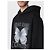 Versace Lockere Passform Hoodie Cabinet de Curiosité Schwarz - Ansicht 6