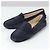 Tod's Stivali in suede e pelle blu scuro - vista 3