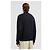 Moncler Cardigã de algodão crêpe acolchoado com zíper Azul - vista 6