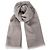 Gucci Sciarpa bicolore in lana e seta jacquard GG Marrone - vista 2