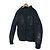 Louis Vuitton Giacca blouson con cappuccio in rete con monogramma sfumato per uomo Nero