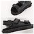 Bottega Veneta Sandali Slingback Piani Jack Nero - vista 13