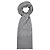 Gucci Sciarpa bicolore in lana e seta GG jacquard grigio chiaro Marrone - vista 7