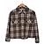 Miu Miu Giacca Blouson Crop con Logo per Donna Marrone Cocoa - vista 3