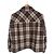Miu Miu Giacca Blouson Crop con Logo per Donna Marrone Cocoa - vista 4
