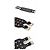 Valentino Bracciale in pelle Rockstud VIT Nero - vista 3