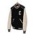 Céline Giacca Varsity Teddy Testurizzata Classica in Lana e Pelle con Logo da Uomo Bianco