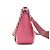 Prada Bolsa hobo de ombro em couro Napa acolchoado para mulheres - Rosa - vista 3