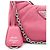 Prada Bolsa hobo de ombro em couro Napa acolchoado para mulheres - Rosa - vista 8
