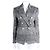 Balmain Hahnentritt-Jacke