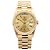 Rolex Orologio in oro da uomo Day-Date con edizione quadrante a binario e indice a barre D'oro
