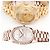 Rolex Orologio in oro da uomo Day-Date con edizione quadrante a binario e indice a barre D'oro - vista 25