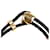 Versace Medusa Gold schwarzes Lederarmband  - Ansicht 10