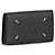 Maison Martin Margiela Porta-cartões dobrado costurado Preto