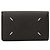 Maison Martin Margiela Porta-cartões dobrado costurado Preto - vista 3