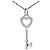 Tiffany & Co Collana Pendente Cuore in Oro Bianco con Diamanti