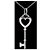 Tiffany & Co Collana Pendente Cuore in Oro Bianco con Diamanti - vista 2