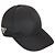 Prada Gorra de béisbol de nylon con logo de triángulo lateral Negro - vista 3