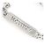 Louis Vuitton Palladium Chain Crystal ID Bracelet Size Silvery - view 5
