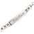 Louis Vuitton Palladium Chain Crystal ID Bracelet Size Silvery - view 6